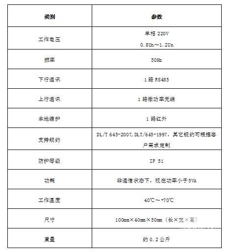 DCJL13-HX3400技術(shù)參數(shù)