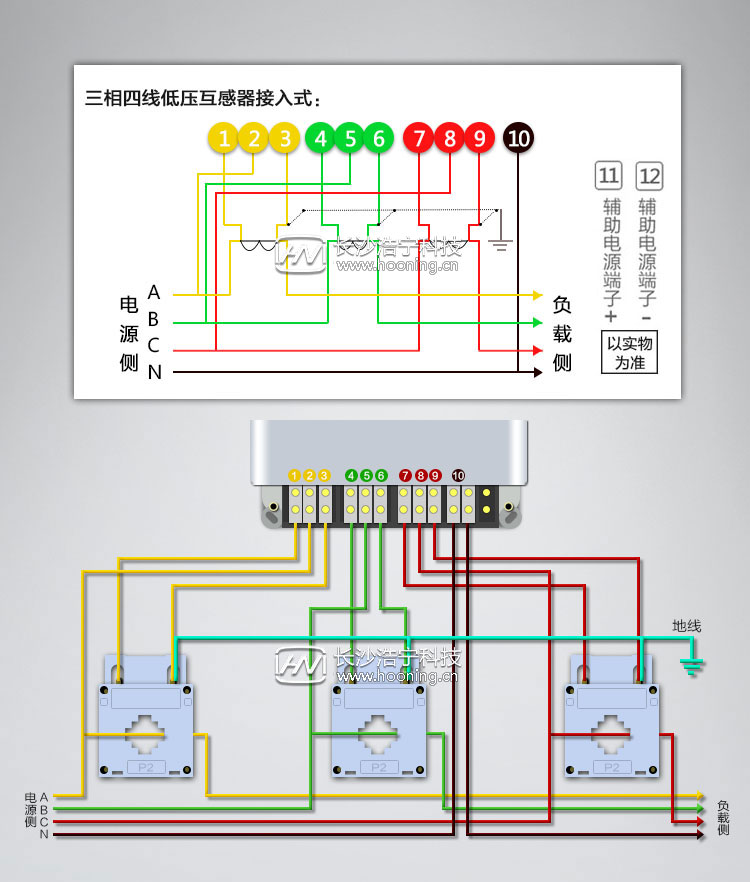 三相電表接線圖片